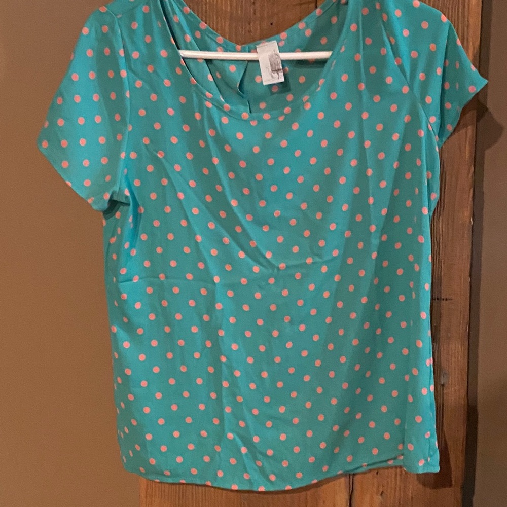 Silk Polka Dot Blouse